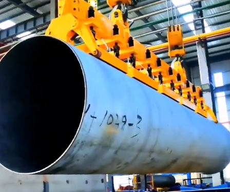 永磁吊在球墨鑄鐵管吊裝作業中的使用