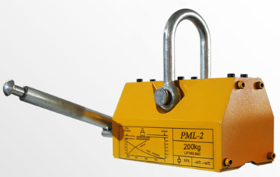 建筑工地永磁起重器起吊搬運鋼板