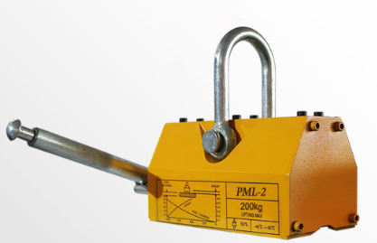 建筑工地永磁起重器起吊搬運鋼板